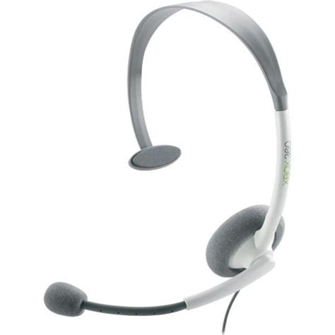 Orignal Microsoft Xbox 360 Headset Headphones Mic In Line Mute White