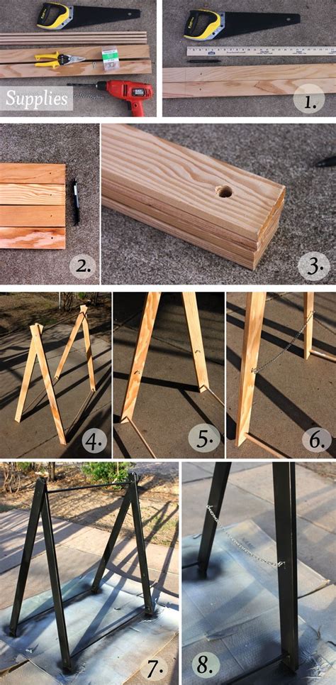 Make this simple diy clothes rack for your next yard sale then! 6a01543277ddab970c0168e9d41ac6970c-pi 800×1,629 pixels | Diy clothes rack, Yard sale clothes ...