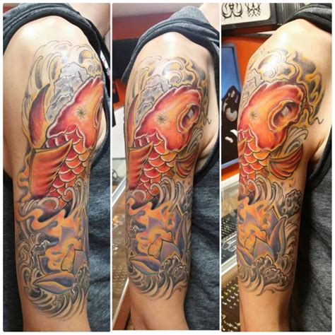As being the koi fish swims up the river and transforms itself to some dragon, it symbolizes that absolutely nothing is impossible once you believe. 65+ Japanese Koi Fish Tattoo Designs & Meanings - True ...