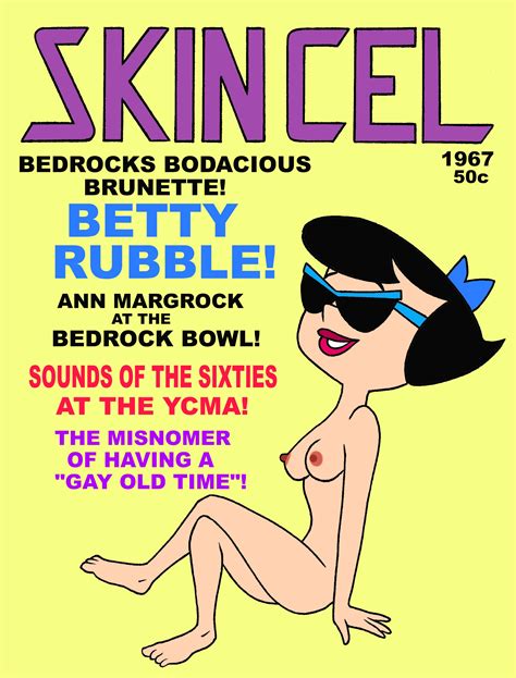 Rule 34 Betty Rubble Black Hair Erect Nipples Female Hanna Barbera Large Breasts Legs Crossed