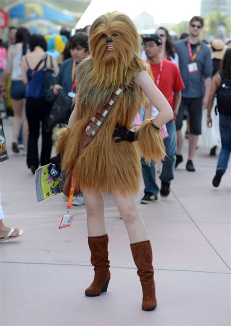 Sexy Chewbacca At San Diego Comic Con 2012