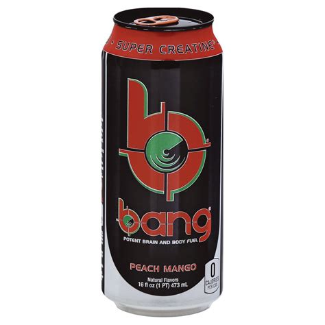 Super Creatine Peach Mango Energy Drink Bang 16 Oz Delivery