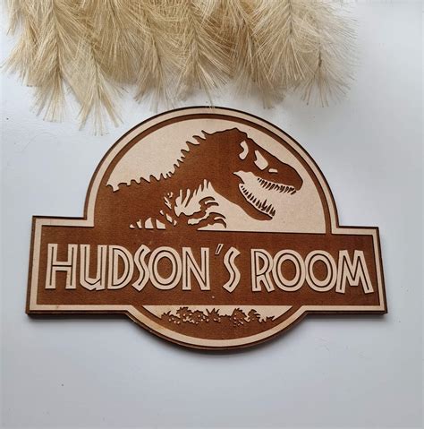 Jurassic World Door Sign Cutting Edge Laser Design