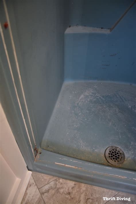Have you got an old bath tub that needs a bit of t.l.c? DIY Shower and Tub Refinishing: I Painted My Old 1970's Shower