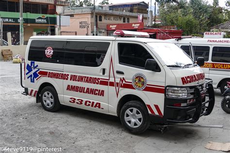 Ambulancia Bomberos Voluntarios Panajachel Guatamala