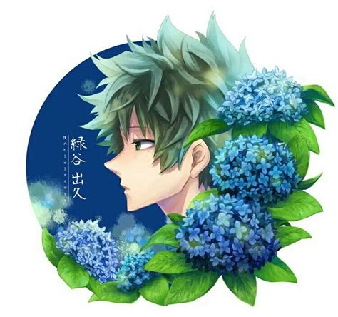 Midoriya Izuku Flowers Bnha Wallpaper De Anime Anime Manga