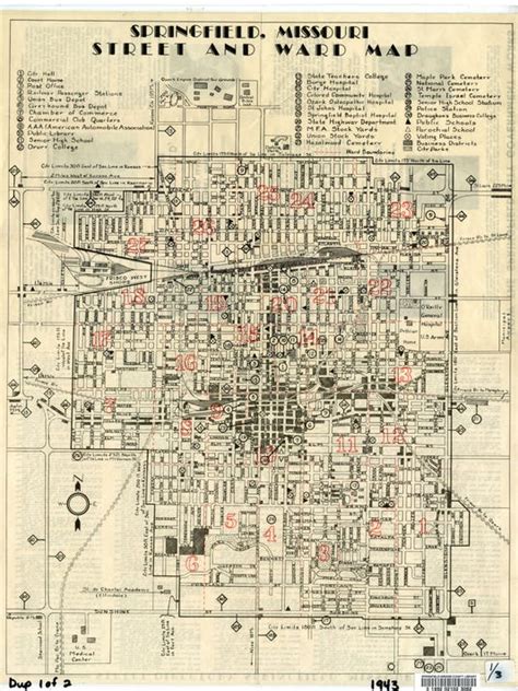 Before Springfield City Council Zones There Were Wards