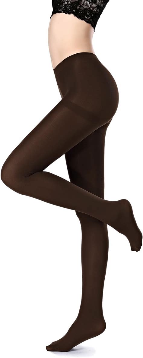 womens tights stretchy opaque hosiery soft pantyhose footed tights 100d 150d coffee 100d