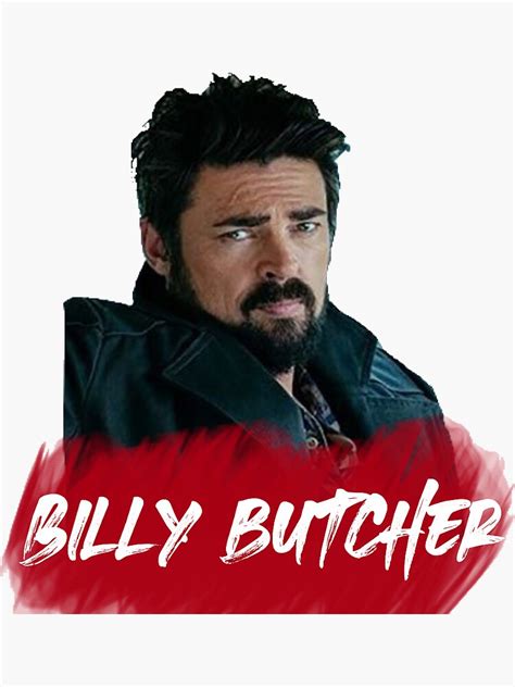 Billy Butcher Sticker For Sale By Nikolekst Redbubble