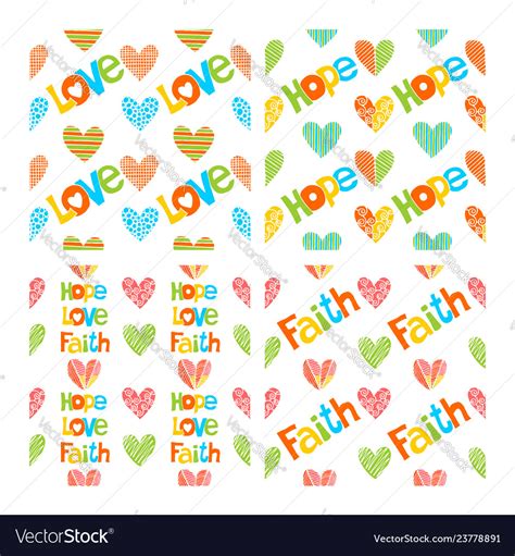 Set Of Hand Drawn Christian Patterns Royalty Free Vector
