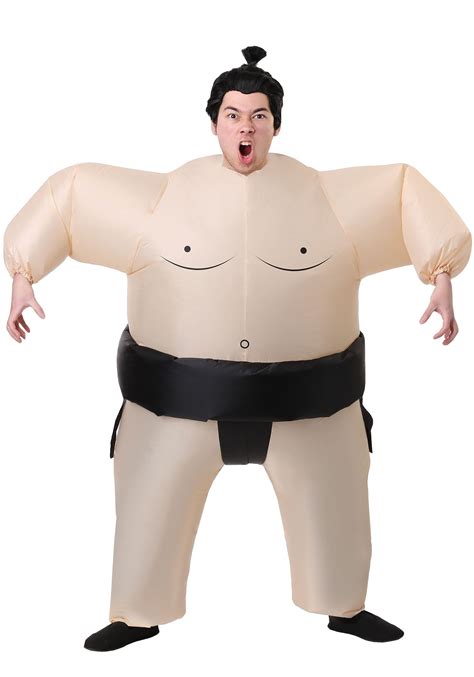 inflatable sumo wrestler costume for an adult