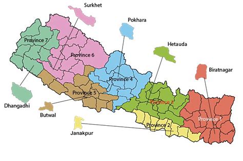 New Political Map Of Nepal