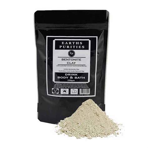 Earths Purities Bentonite Clay Powder 250g Advancing Health Naturally