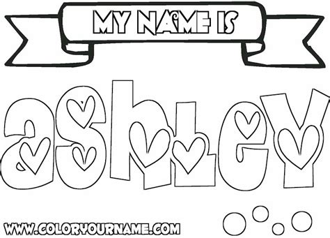 Logo with the character of olivia. Ashley Coloring Page