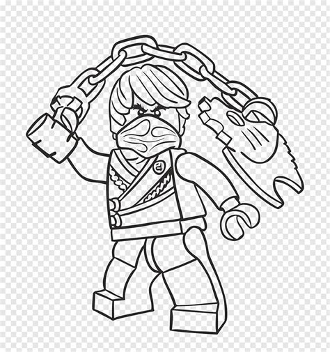 Coloring : Lego Ninjago Pages Drawing Book Cole Png Amazing Image Ideas