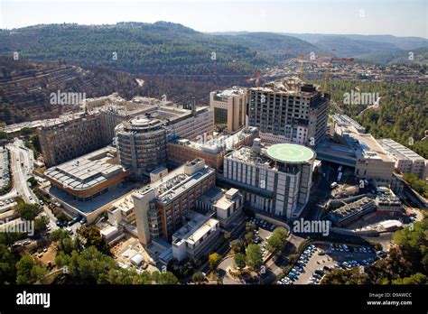 An Aerial View Of Hadassah Ein Karem Hospital Stock Photo Alamy