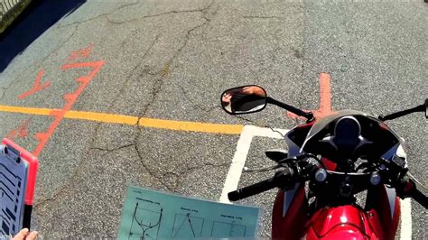 Motorcycle License Road Test Youtube