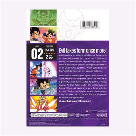 Shop Dragon Ball Super Part Two Dvd Funimation