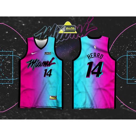 Nba Miami Heat Design High Quality Full Sublimation Basketball Jersey