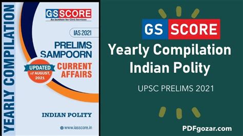 Gs Score Yearly Compilation Of Indian Polity Upsc 2021 Pdf Free