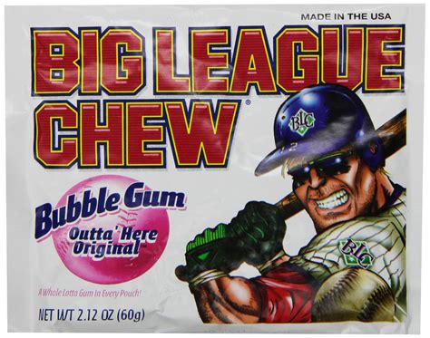 Buy The Official Big League Chew Original Bubble Gum 1 Pouch With A