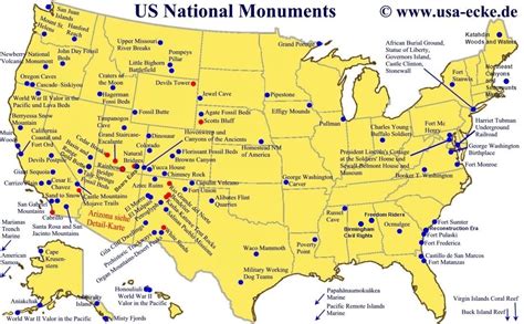 Usa Ecke National Monuments