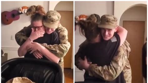 Soldado Regresa A Casa Y Emotivo Reencuentro Con Su Mamá Se Hace Viral
