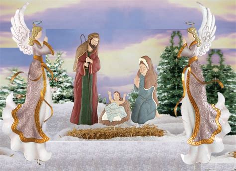Nativity Scene Yard Stakes Christmas Wikii