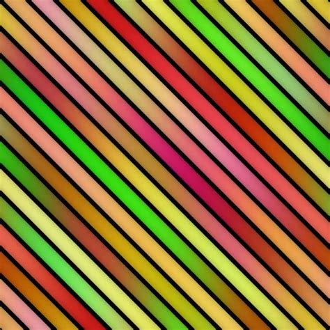 Parallel Gradient Stripes Seamless Multicolor Pattern — Stock Photo
