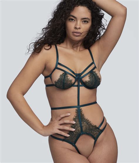 Roma Strappy Crotchless Teddy And Reviews Bare Necessities Style Li325