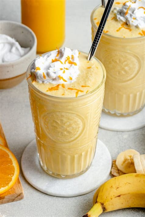Orange Creamsicle Smoothie All The Healthy Things