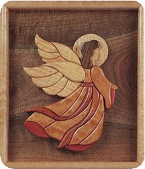 Angel Intarsia Project Plans Scroll Saw Woodworking Plans Etsy