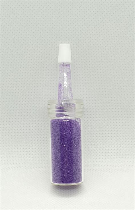 Fluorescent Orchid Purple Glitter Envy