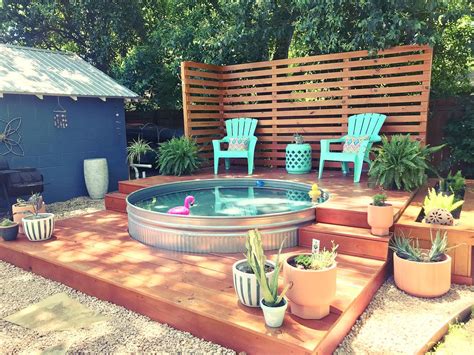 Stock Tank Pool Designs Transform Your Backyard Into A Summer Oasis