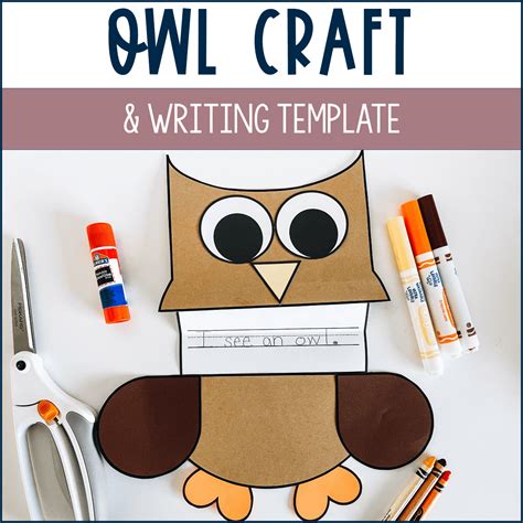 Owl Craft And Writing Template — Stephanie Nash A Touch Of Class
