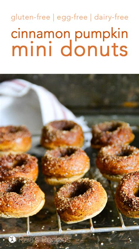 Step away from the reese's! Mini Cinnamon Pumpkin Doughnuts :: gluten-, egg-, dairy ...