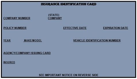 Free Fake And Real Insurance Card Templates Word Pdf Best Collections