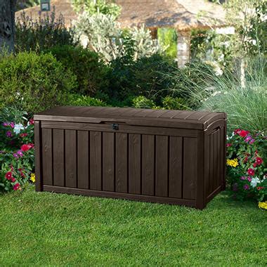 Sam's club outdoor storage containers. Keter Glenwood Outdoor Plastic Deck Storage Container Box ...