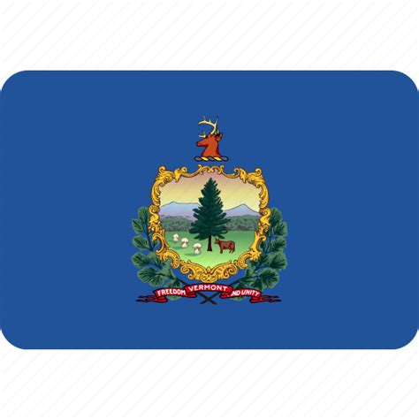 Flag State Usa Vermont Icon Download On Iconfinder