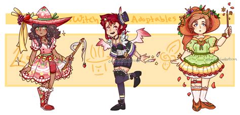 Witch Adoptables Closed By C Ren On Deviantart