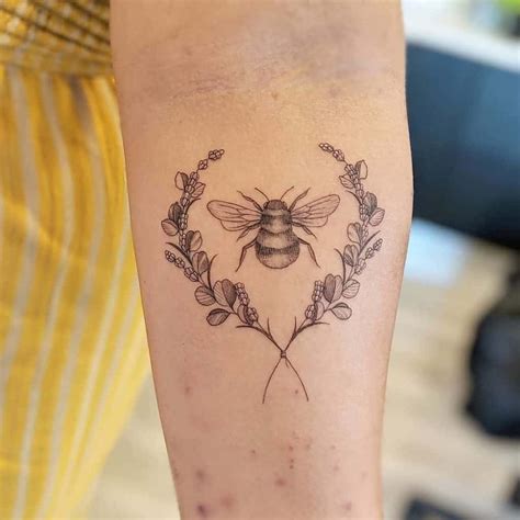 Crown tattoos can be portrayed in many ways. Bee Tattoo Meanings and Placement Ideas | Bee tattoo ...