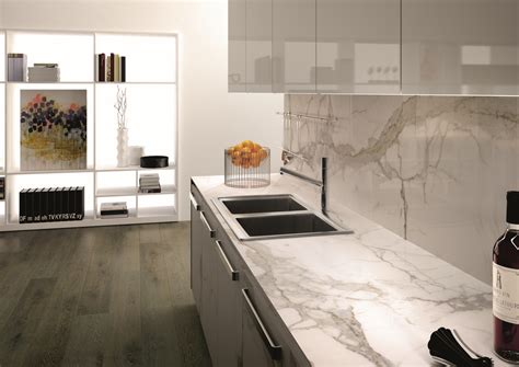 I am wanting a whiter with grayish detailed slab and have had trouble finding quartz that delivers on that while still looking natural. Porcelain Slab Countertops Offer New Design Options | For ...