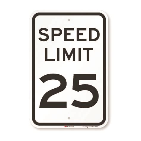 Mini Speed Limit Signs