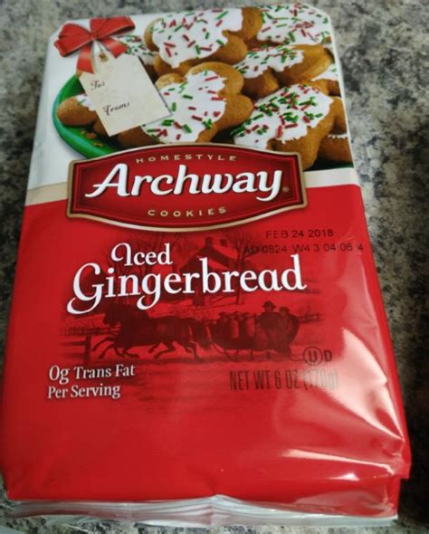 Perfect for the holidays, grab your cookie cutter! Archway Xmas Iced Gingerbread Cookies（画像あり）