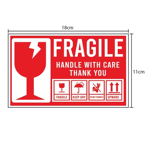 Fill & sign pdf files for free. Warning Fragile sticker 18cmx11cm | Shopee Malaysia