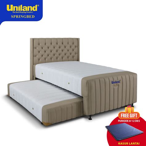 Romance springbed menghadirkan kasur yang disupport oleh romance flex spring system. Uniland Springbed 2 in 1 Rivera Ashton - Kasur Spring Bed ...