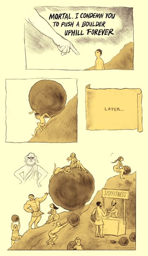 Sisyphus Myth Comic Media Chomp