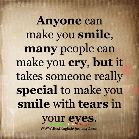 Anyone Can Make You Smile Best English Quotes And Sayings