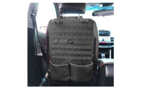 Molle Seat Back Organizer Molle Panel With Truck Gun Rack Tactical Seat