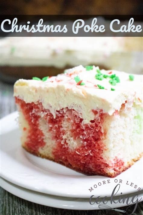 It occurred to me that i didn't. Festive and delicious Christmas Poke Cake. Delight your friends and family with this beautiful ...
